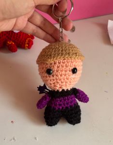 Crochet Marvel Keychain!!