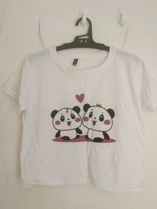 Cute Panda Graphic Tee