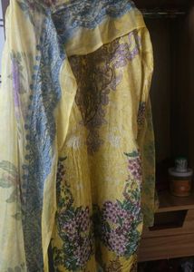 Yellow pakistani dress