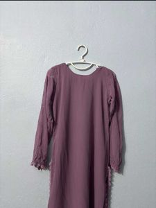 Embroidered Long Sleeve Kurta