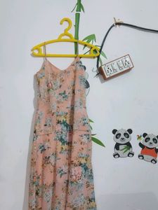 Peach Colour Dress Like Maxi 🌸💖💖💖✨✨✨