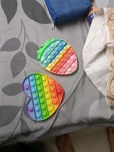 Rainbow Pop It Fidget Toys - 2 Pack