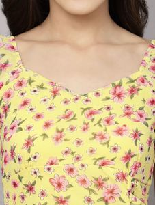 Floral Print Maxi Dress