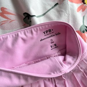 Pink Pleated Skirt