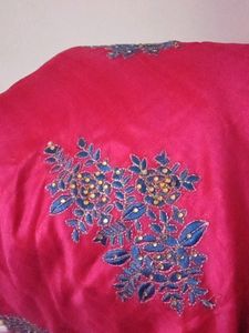 Long Festive Wear Kurta With Bottom And Chunni
