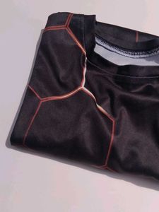 Geometric Hexagon Pattern T-Shirt