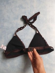 Polka Dot Bikini Top