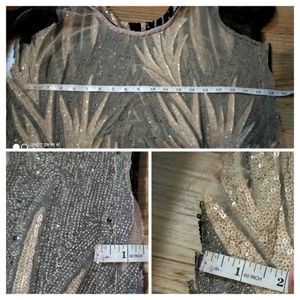 Heavy Sequenced Cocktail Dress.
