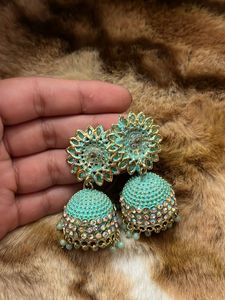 Cute Floral Jhumka Earrings