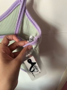 Lilac &amp; Sea Green Tank Top