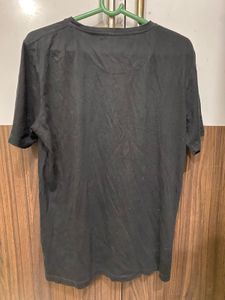 Round Neck T Shirt Black
