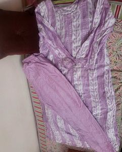 Elegant Lavender Kurta