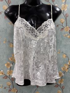 Vintage White Lace Cami