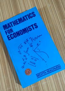 MATHEMATICS FOR ECONOMISTS - BY MEHTA MADNANI