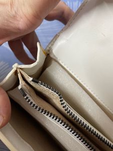 Pinko White Pearl Embellished Shoulder Bag