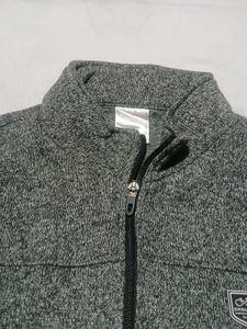 Gray Zip-Up Jacket