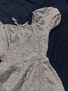 A-line Blue Dress