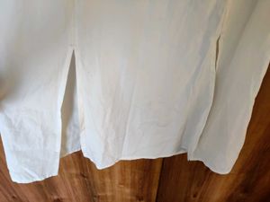 Front Slit Kurta With Floral Design