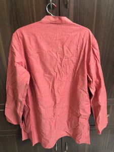 Fabindia Orange Cotton Short Kurta