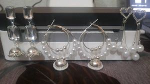 new 3 pairs Stylish Earrings Set