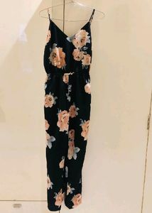 Forever 21 Floral Blogger Style Jumpsuit