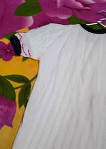 Striped Button-Down Top