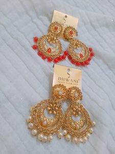 kundan heavy jhumka