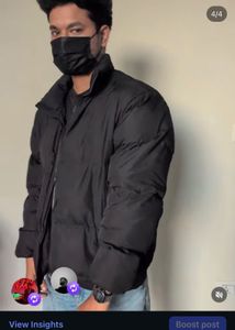 Black Puffer Jacket | David Chen