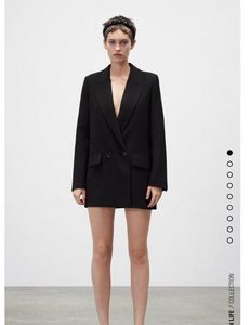 ZARA Long Black Blazer