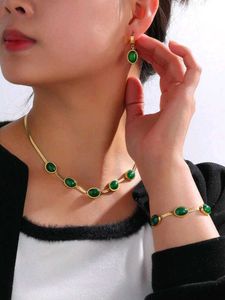 18K Gold Plated 3 Pc Waterproof Jewellery Set