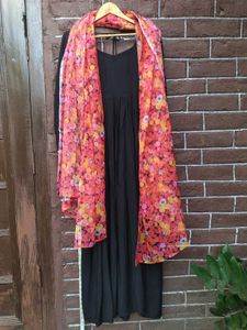 Black Anarkali kurta