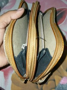 Golden Clutch Bag