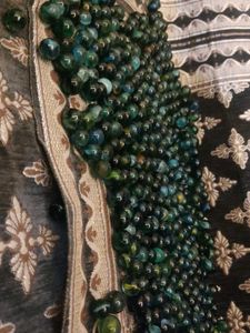 Blue Green Agate Beads