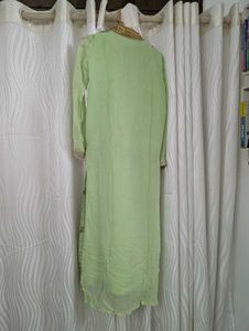 Mint Green Gota And Mirror Work Suit
