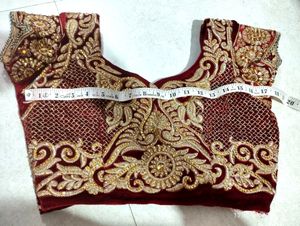 Bridal Lahenga Choli With Full Work Dupata In Gold