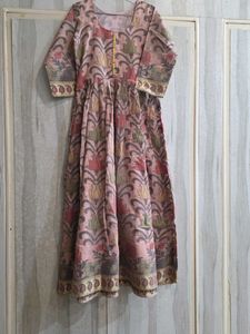 Elegant Floral Print Kurta
