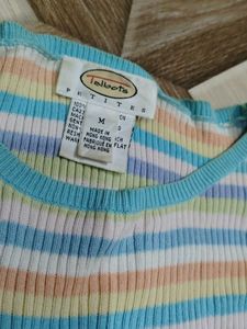 Striped Pastel Knit Top