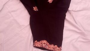 Embroidered Black Kurti