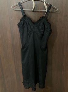 Vintage Black Slip Dress