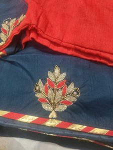 Party Wear Heavy Silk Saree Wth Blouse for  Women