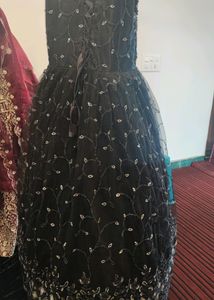 Party Wear Black ball Gown