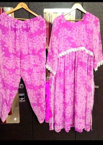 Naira Kurta Set🩷🤍