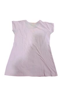 Women Baby Pink Cotton Top