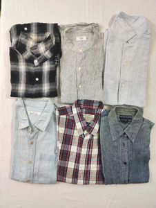 Men 6 Branded Shirts Combo