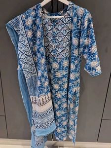 Pure Cotton Kurta and Dupatta Set