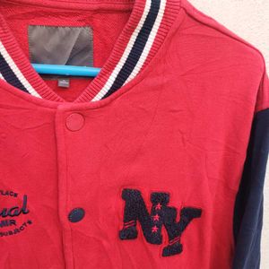 🟥Red Varsity Jacket Semir
