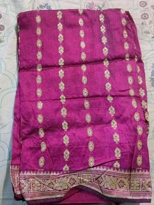 Magenta Sari Fabric