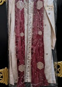 Sherwani With Pyjama And Stole