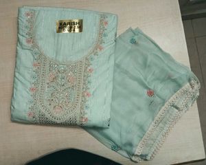 Salwar Kurti Fabric With Dupatta