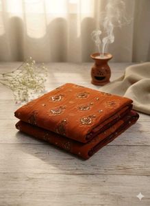 Embroidered georgette saree